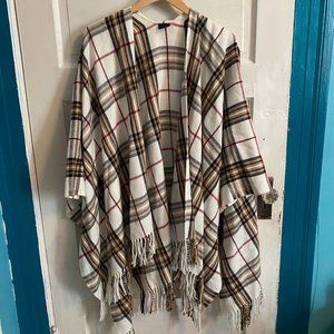 Target Plaid Poncho